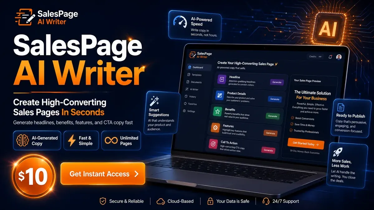 SalesPage AI Writer bonus image