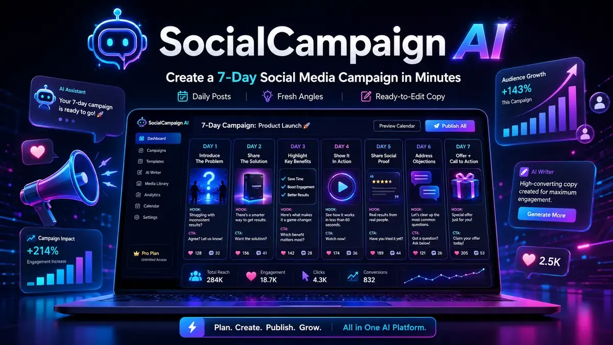 SocialCampaign AI bonus image